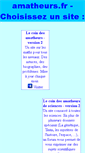 Mobile Screenshot of amatheurs.fr